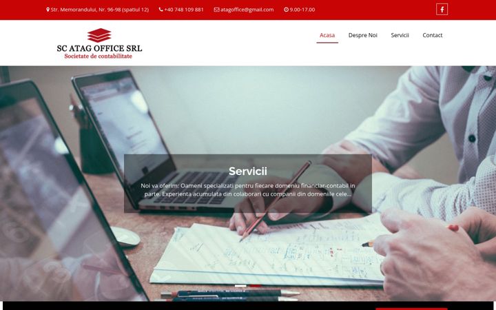 Screenshot of atagoffice.ro