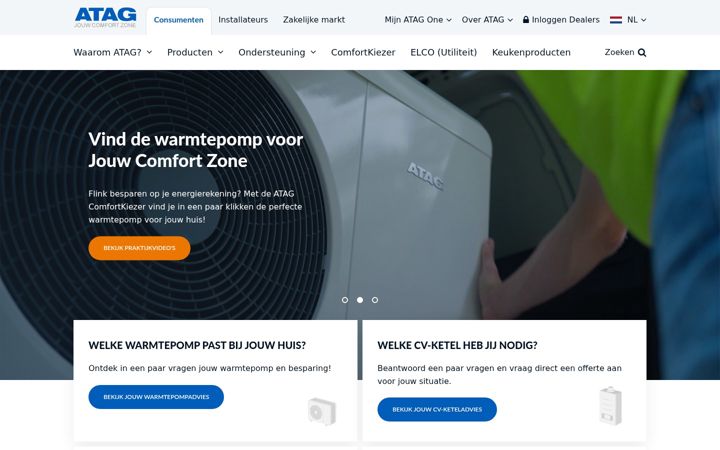 Screenshot of atagverwarming.nl