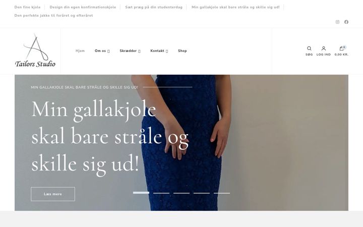 Screenshot of atailorsstudio.dk