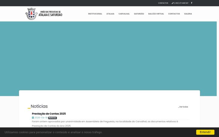 Screenshot of atalaiasafurdao.pt