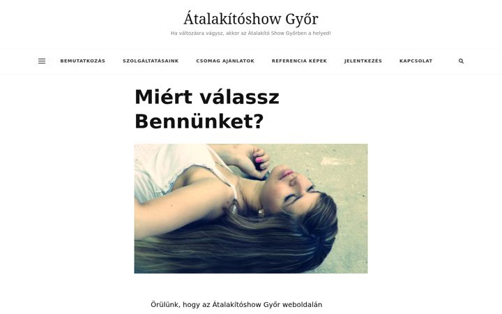 Screenshot of atalakitoshowgyor.hu