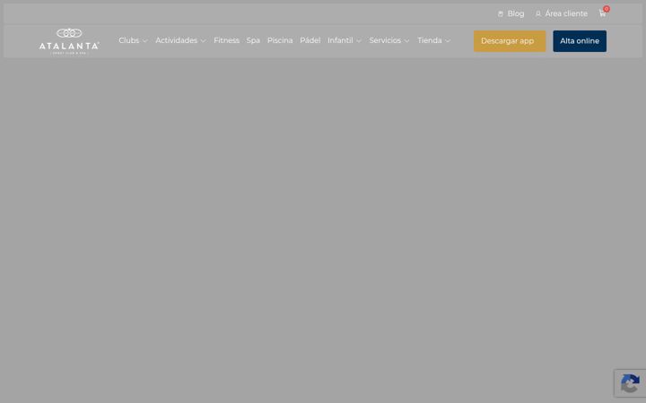 Screenshot of atalantaclub.com