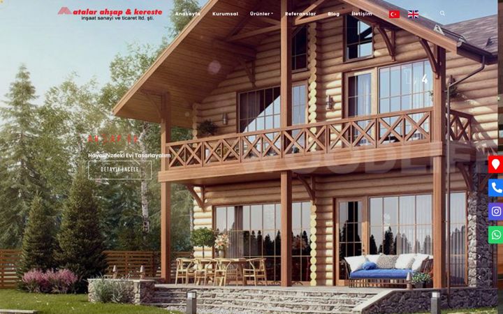 Screenshot of atalarahsap.com.tr