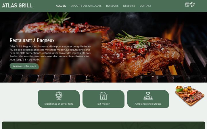 Screenshot of atalas-grill.fr