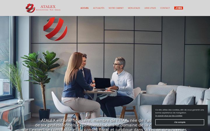 Screenshot di atalex.be