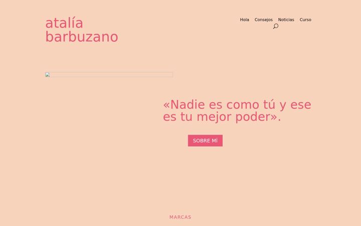 Screenshot of ataliabarbuzano.com