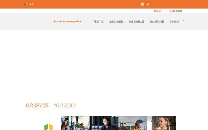 Screenshot of atalian.ba