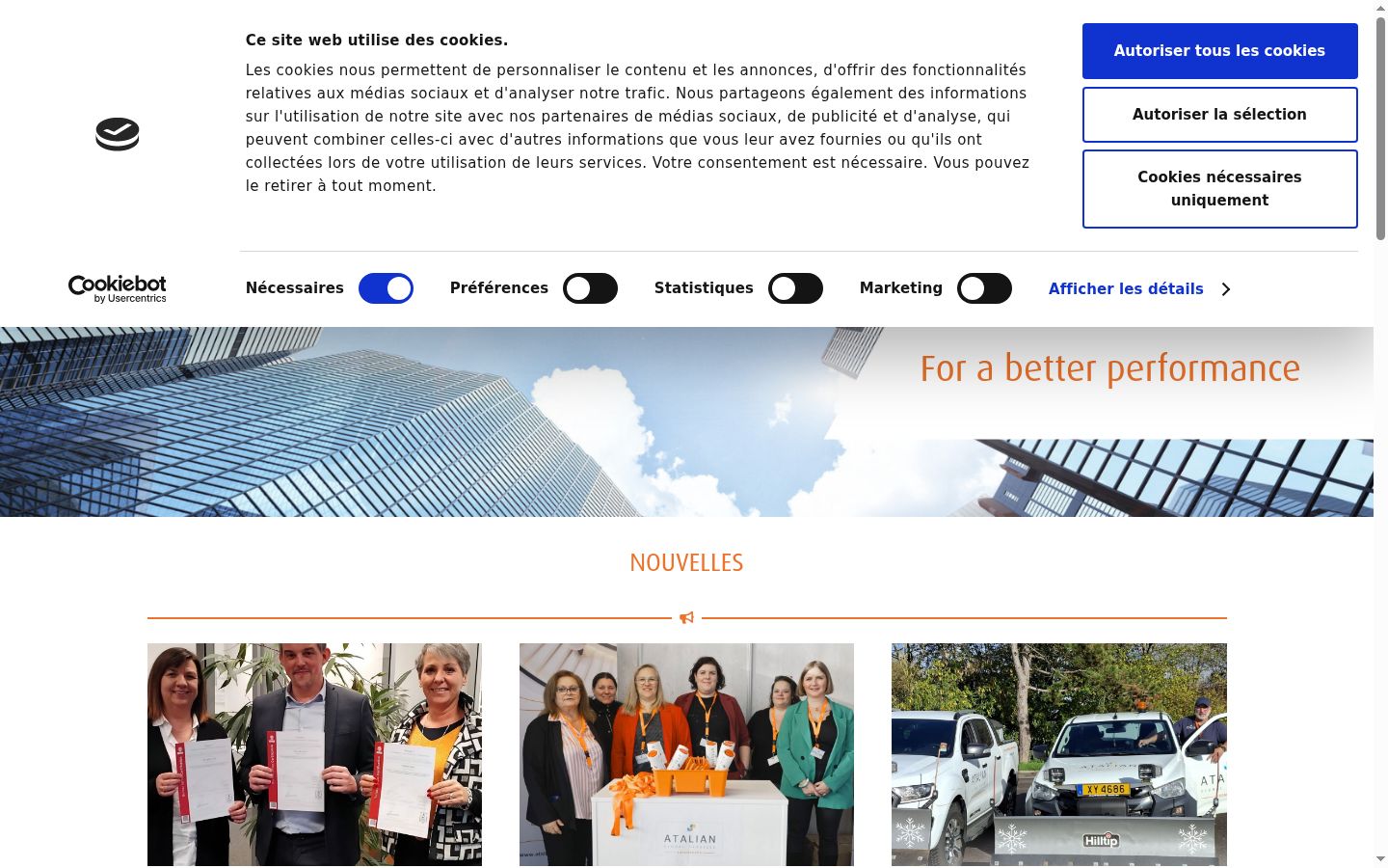 Screenshot des Einwilligungsbanners vor jeglicher Interaktion