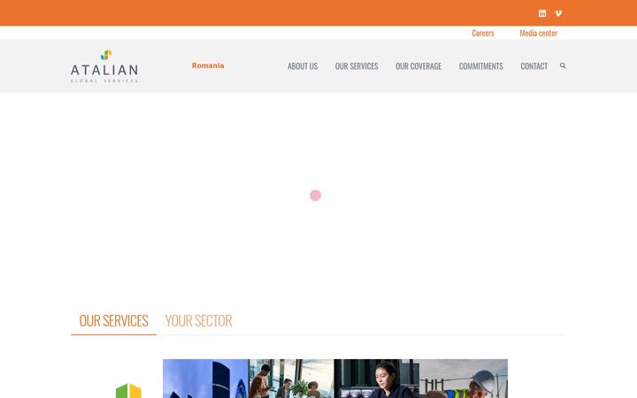 Screenshot ta' atalian.ro