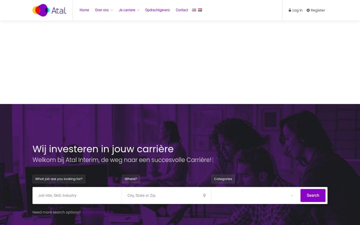 Screenshot of atalinterim.nl