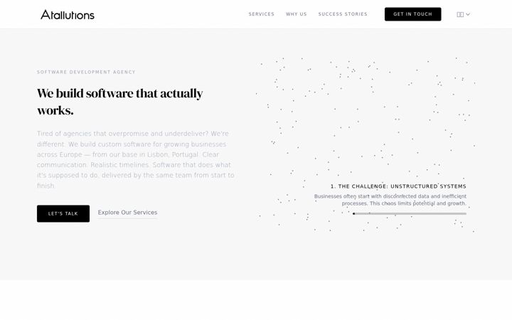 Screenshot of atallutions.com
