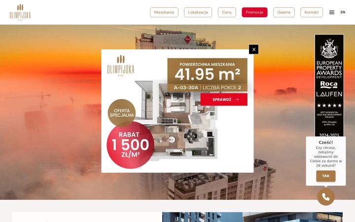 Screenshot of atalolimpijska.pl