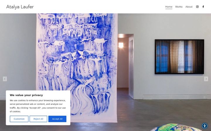 Screenshot of atalyalaufer.com