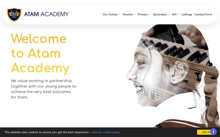 Screenshot of atamacademy.com