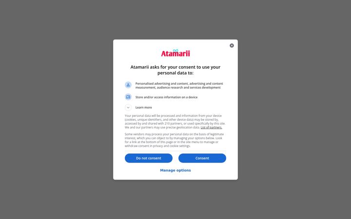 Captura de pantalla de atamarii.com