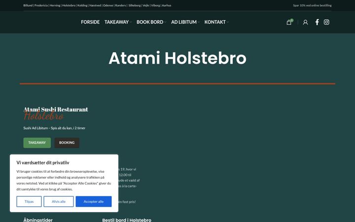 Screenshot of atami-holstebro.dk