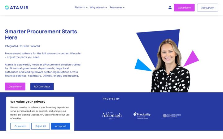 Screenshot of atamis.co.uk