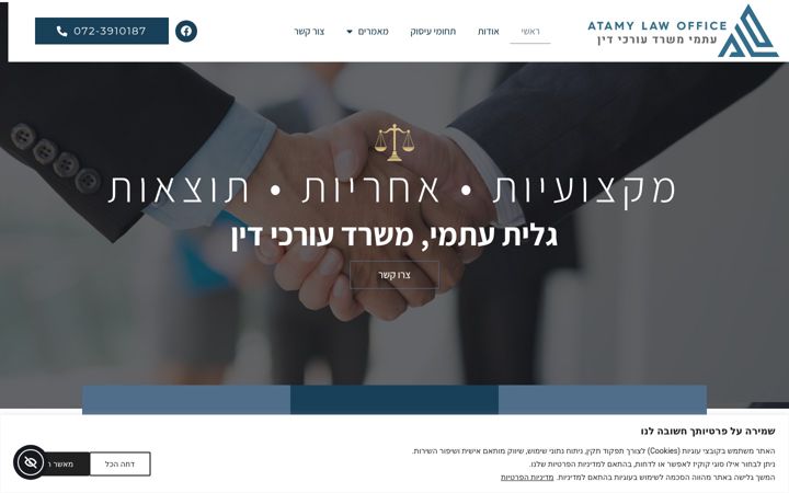 Screenshot of atamy-law.com