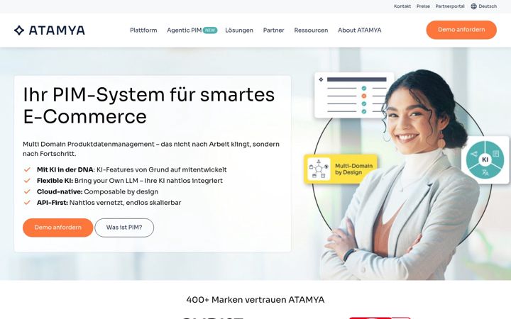 Screenshot of atamya.com