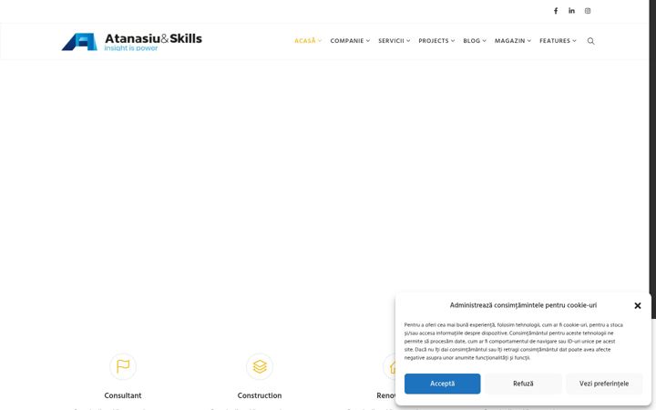 Screenshot ta' atanasiuskills.ro