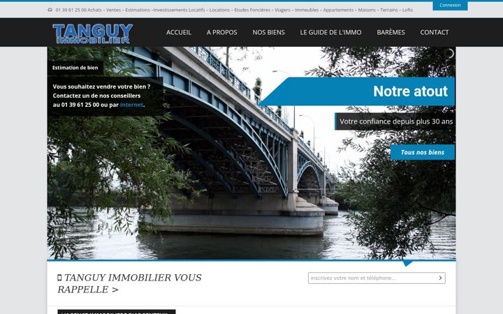 Screenshot of atanguy-immobilier.com