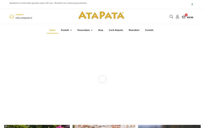 Captura de pantalla de atapata.it