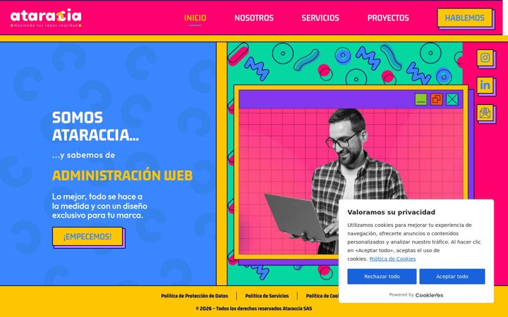 Screenshot of ataraccia.com
