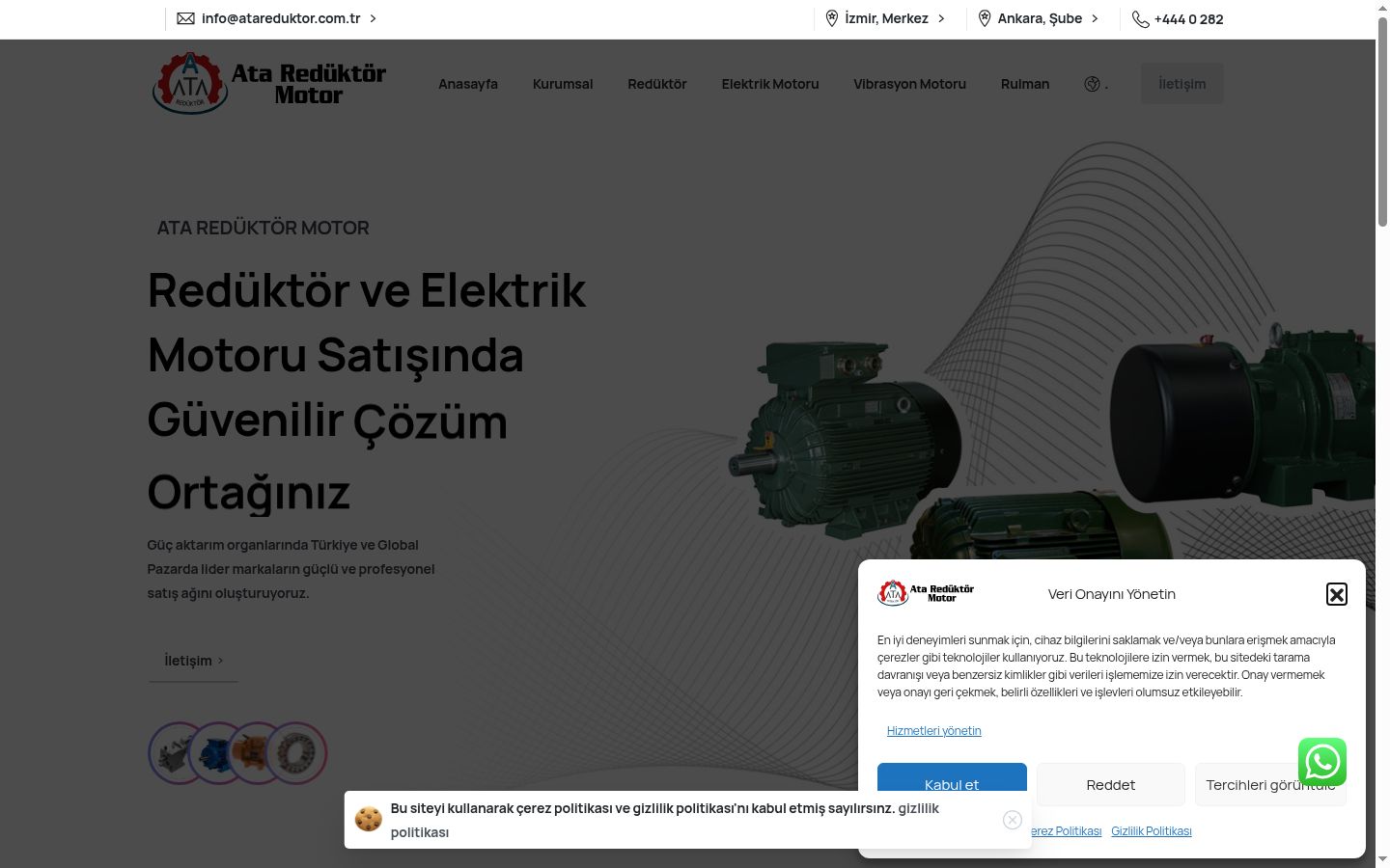 Snímka obrazovky banera súhlasu zobrazeného pred akoukoľvek interakciou