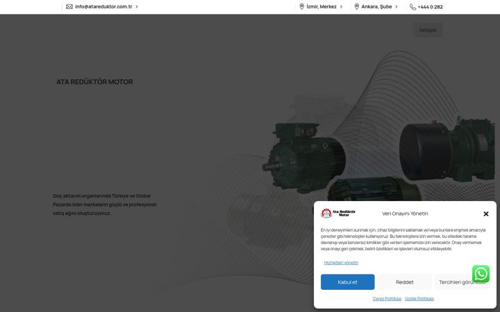 Screenshot of atareduktor.com.tr