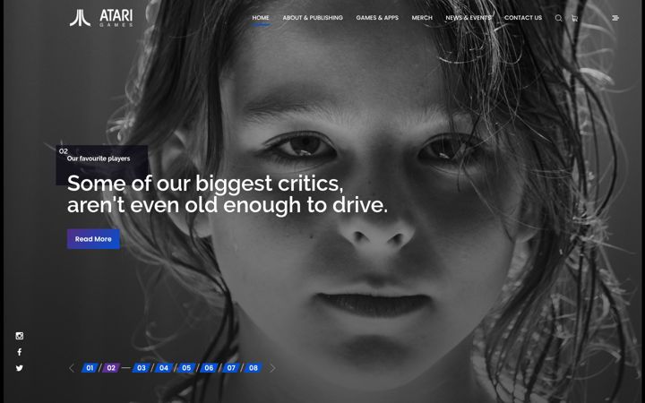 Screenshot of atarigames.co.uk