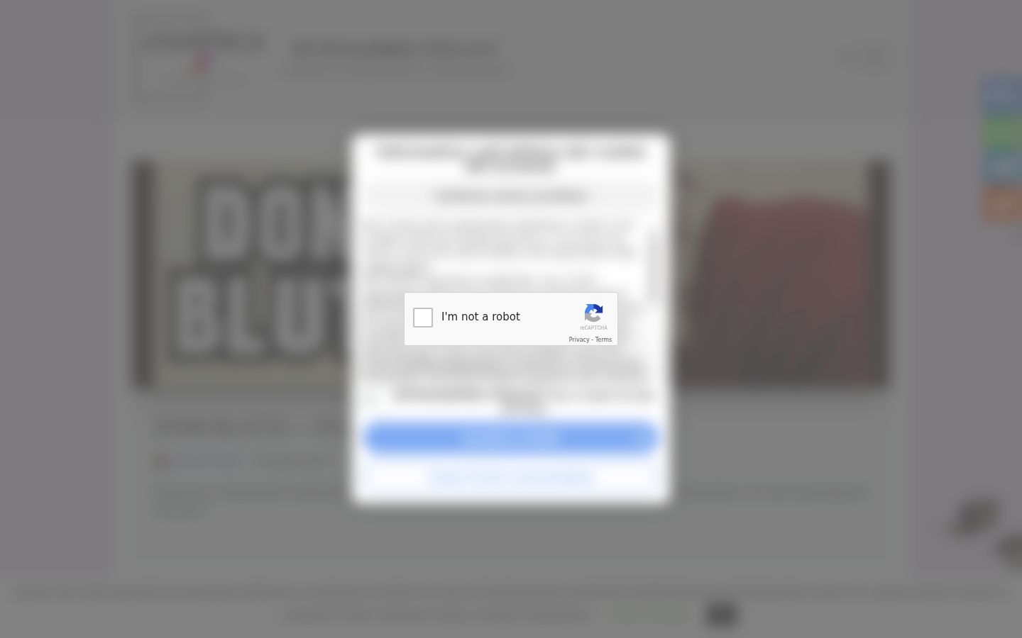 Screenshot des Einwilligungsbanners vor jeglicher Interaktion