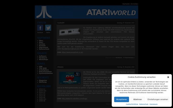 Screenshot of atariworld.org