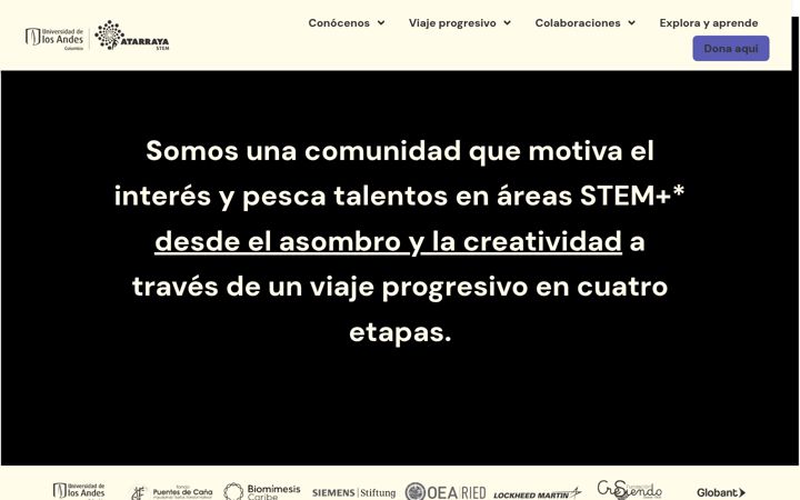 Screenshot of atarraya.uniandes.edu.co