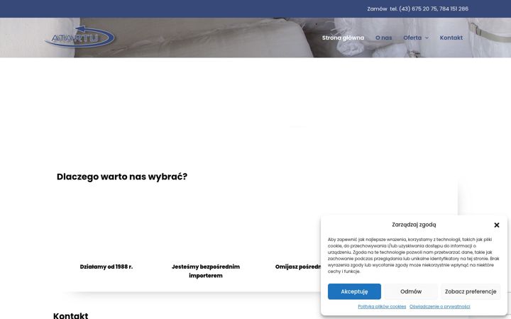 Screenshot of atartu.pl