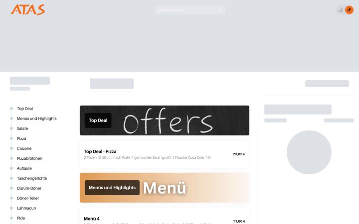 Screenshot of atas-doener-pizza.de