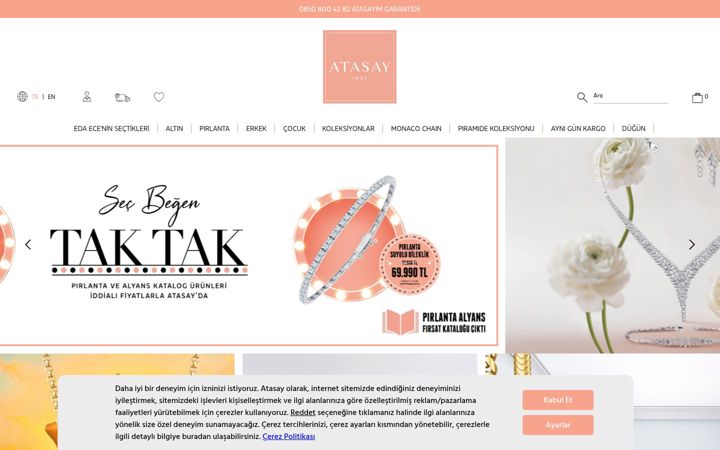 Screenshot of atasay.com
