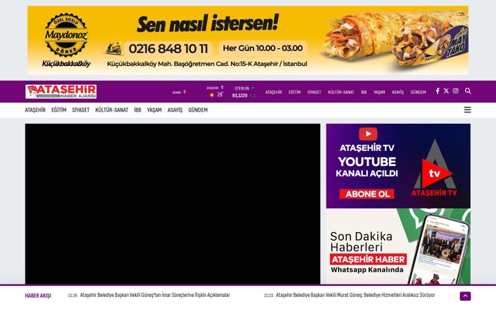 Screenshot of atasehirhaber.com.tr