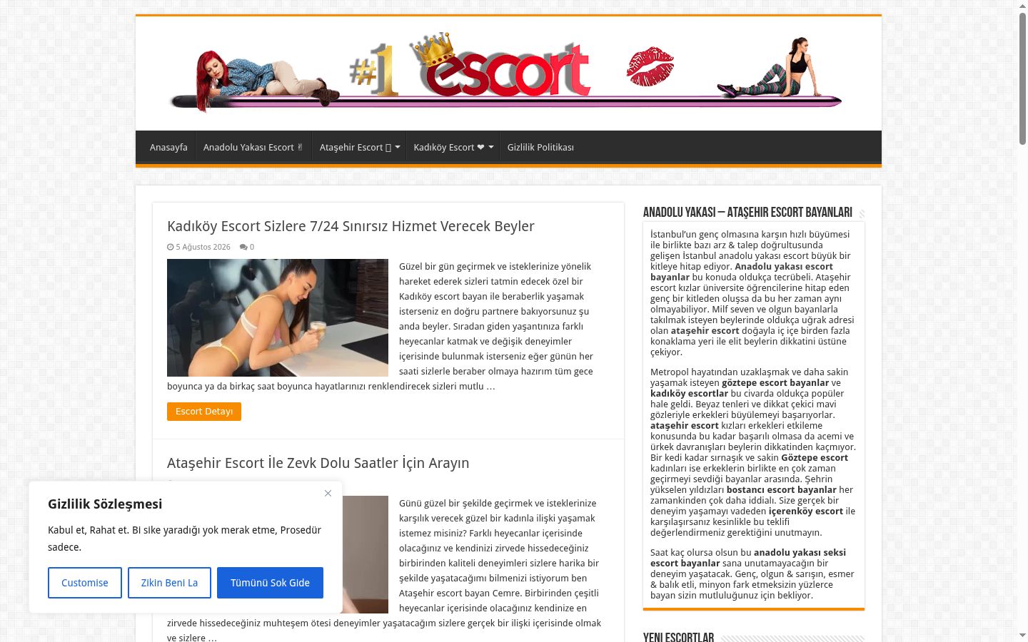 Screenshot tal-banner tal-kunsens muri qabel kwalunkwe interazzjoni