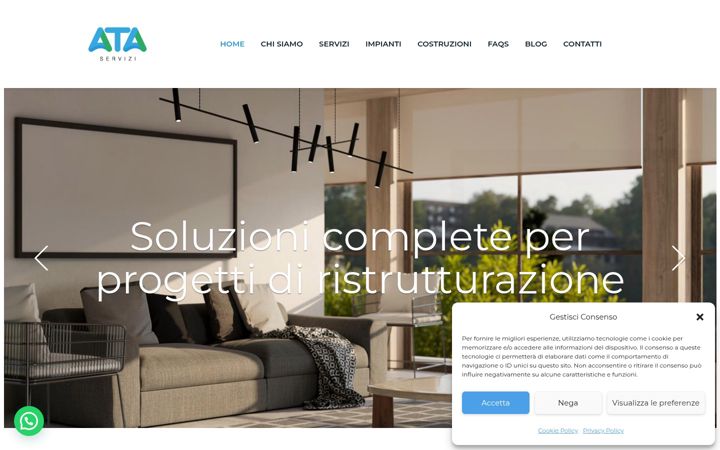 Screenshot of ataservizisrl.it