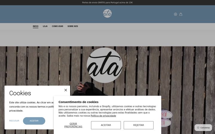 Screenshot of atastore.pt