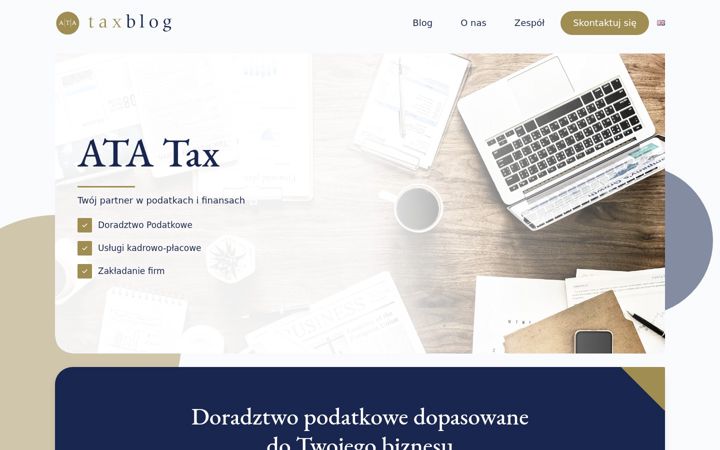 Screenshot of atatax.pl