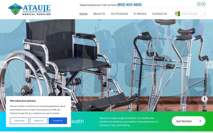Screenshot of ataujedme.com