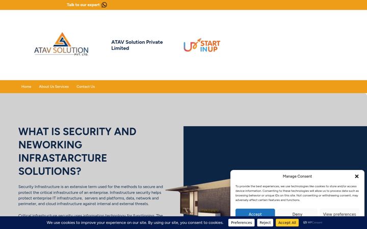 Screenshot of atavsolution.in