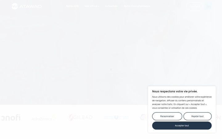 Screenshot of atawao-consulting.com