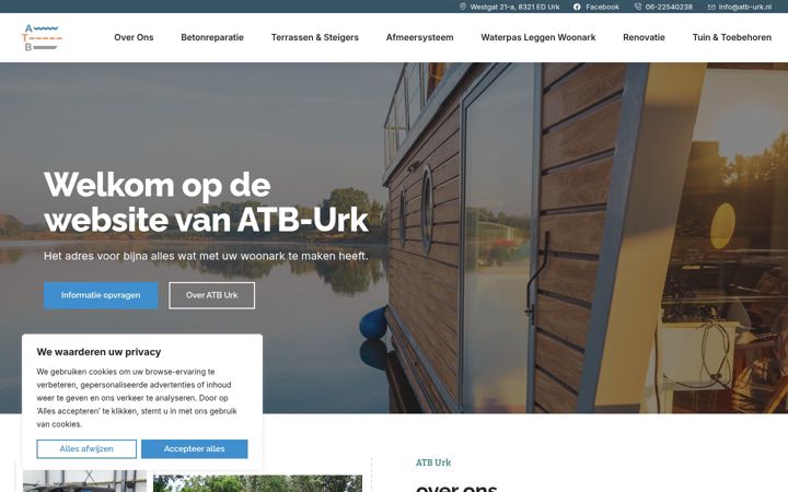 Screenshot von atb-urk.nl