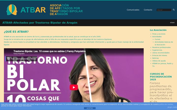 Screenshot van atbar.es
