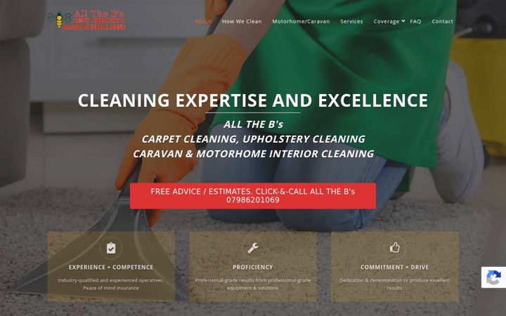 Screenshot of atbcarpetcleaning.co.uk