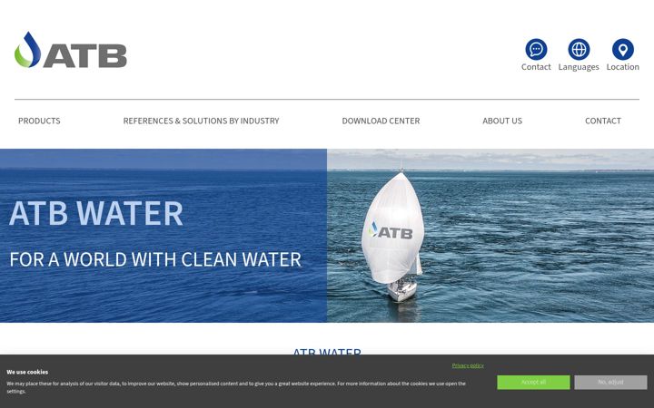 Captura de pantalla de atbwater.com