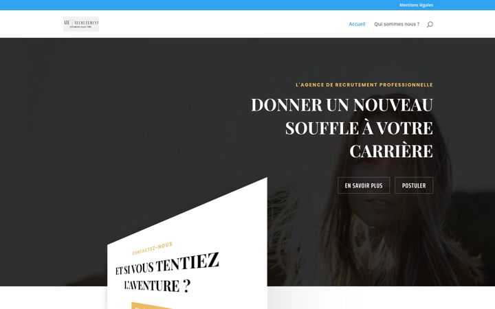 Captura de pantalla de atc-recrutement.com