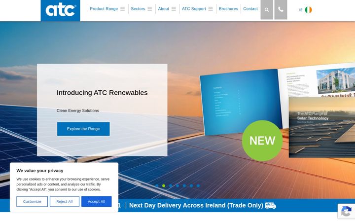 Screenshot of atc.ie